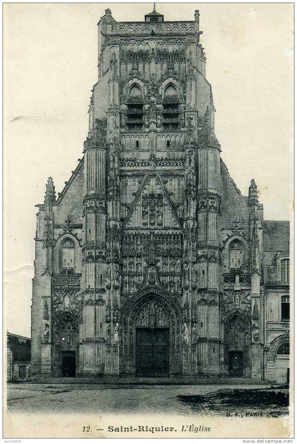 SAINT-RIQUIER - (80135) - CPA - N°12 - L'Eglise - Saint Riquier