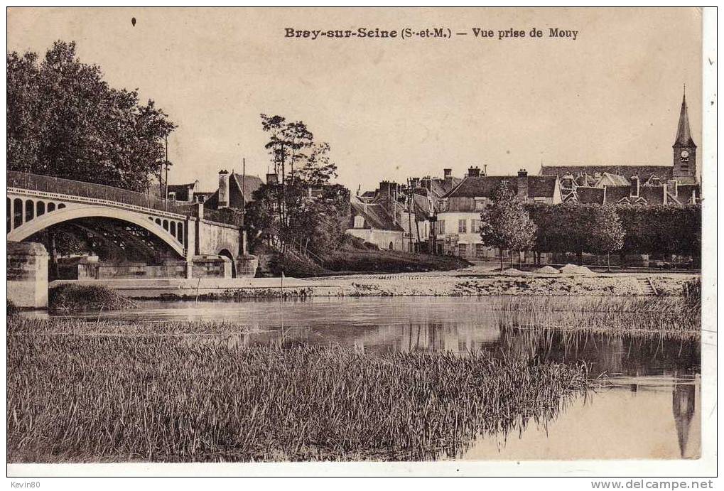 77 BRAY SUR SEINE Vue Prise De Mouy - Bray Sur Seine