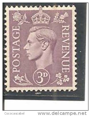 Gran Bretaña/ Great Britain Nº Yvert 214A (MH/*). - Unused Stamps