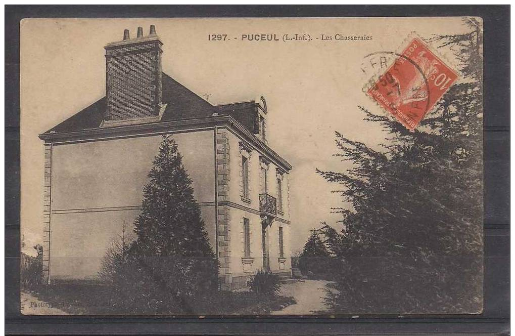44-CPA PUCEUL, Les Chasseraies (CPA TRES RARE) - Other & Unclassified