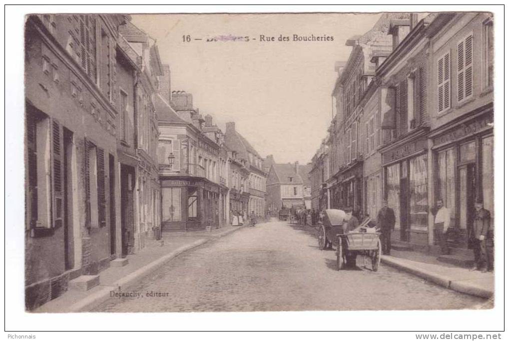 80  DOULLENS  Rue Des Boucheries - Doullens