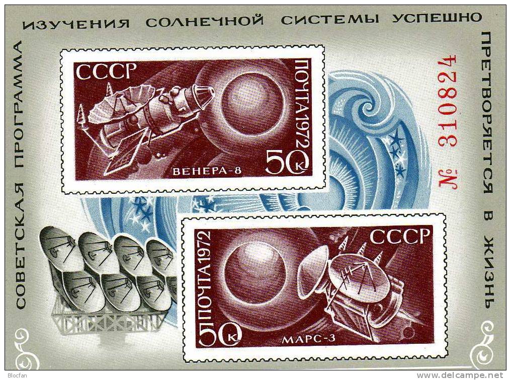 12 Verschiedene Blocks Sowjetunion ** Plus O 50€ Sortiment Raumfahrt Airplaine Kosmos Bloc Sheet From USSR CCCP SU - Unused Stamps