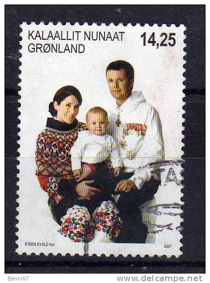 GROENLAND Greenland 2007 Couple Princier Yv 466 OBL - Gebraucht