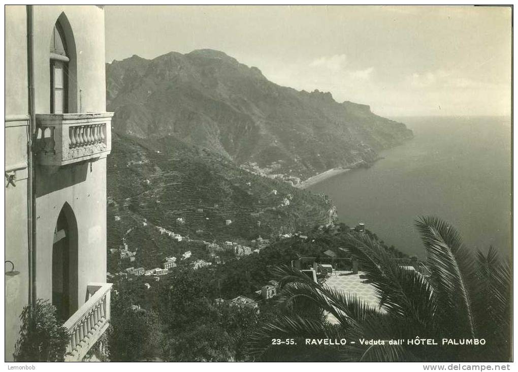 Italy - Ravello - Veduta Dall´ Hotel Palumbo - Old Unused Real Photo Postcard [P2605] - Salerno