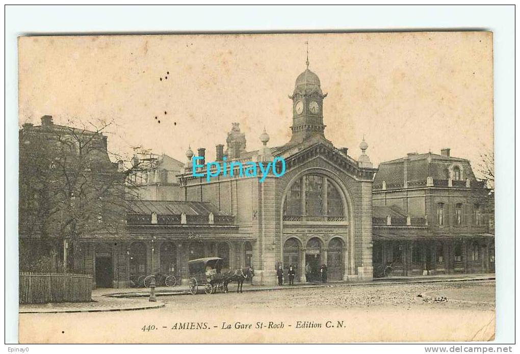 B - 80 - AMIENS - La Gare Saint Roch - éditeur Caron Ou C N - Amiens