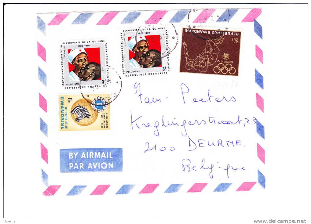 23/081  LETTRE   THEME  J.O. - Used Stamps