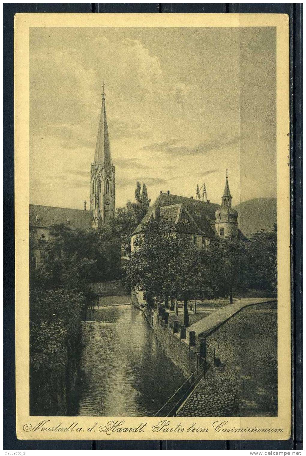 NEUSTADT . L'église Et La Riviére . Voir Recto - Verso    (K479) - Neustadt (Weinstr.)