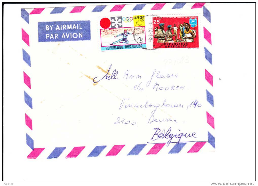 23/083  LETTRE   THEME  J.O. - Used Stamps