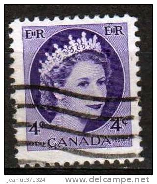 N° 270 O Y&T 1954 Elizabeth II - Oblitérés