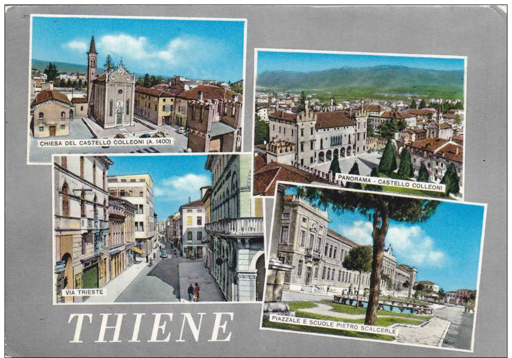 SALUTI DA THIENE  - Fg. Vg.  ( L327 ) - Vicenza