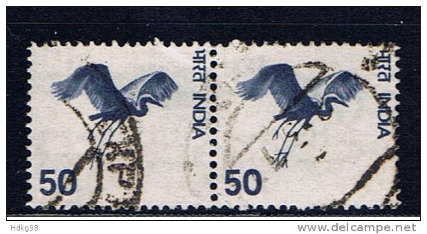 IND Indien 1975 Mi 637 Vogel (Paar) - Used Stamps