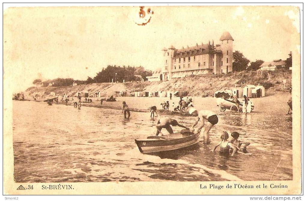 44  Saint  Brévin  La Plage Et Le Casino - Saint-Brevin-l'Océan