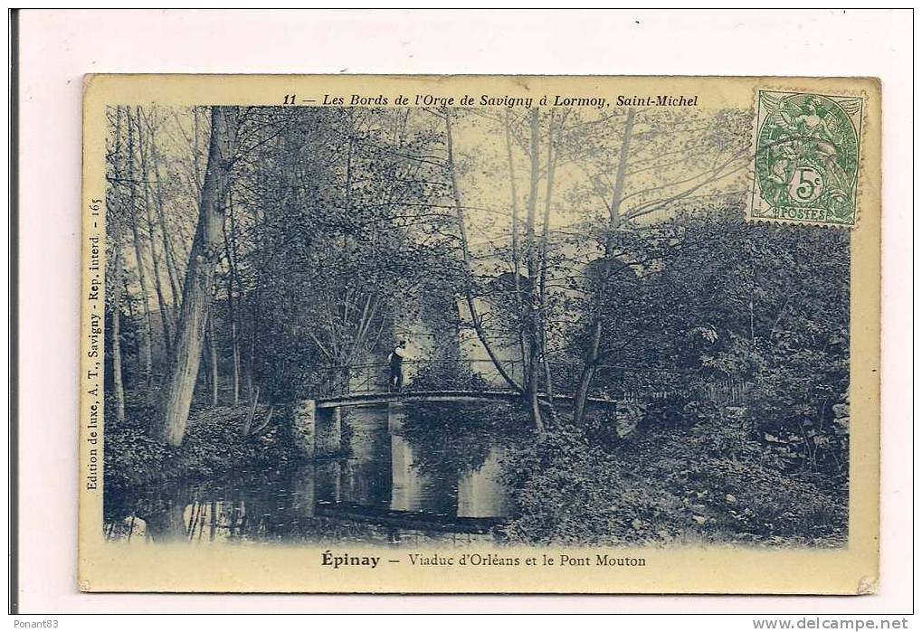 EPINAY : Viaduc D'Orléans Et Le Pont Mouton Sur L'Orge - - Epinay-sur-Orge