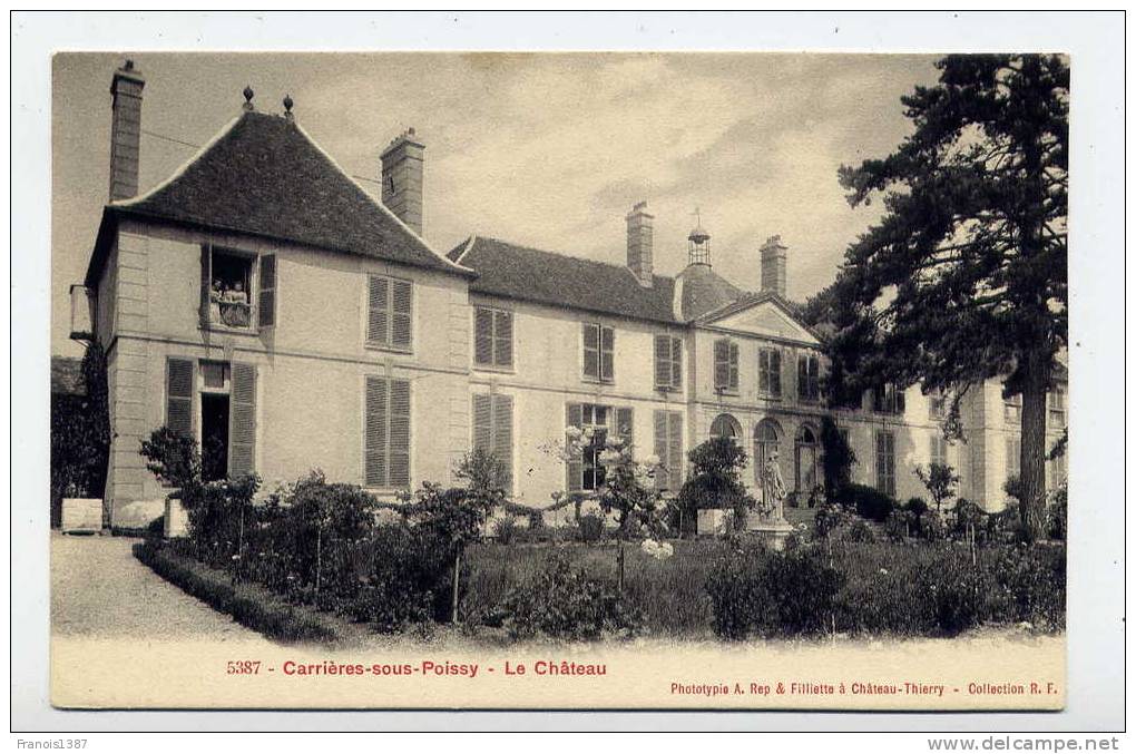 Ref 172 - CARRIERES-sous-POISSY - Le Château - Carrieres Sous Poissy