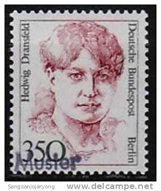 Specimen, Berlin Sc9N531 Hedwig Dransfeld. - Famous Ladies