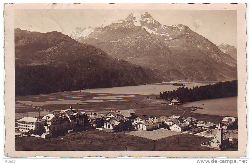 SILS . BASELGIA IM ENGADIN 1812m. BLICK AUF PIZ DELLA MARGNA  3162m. - Sils Im Engadin/Segl