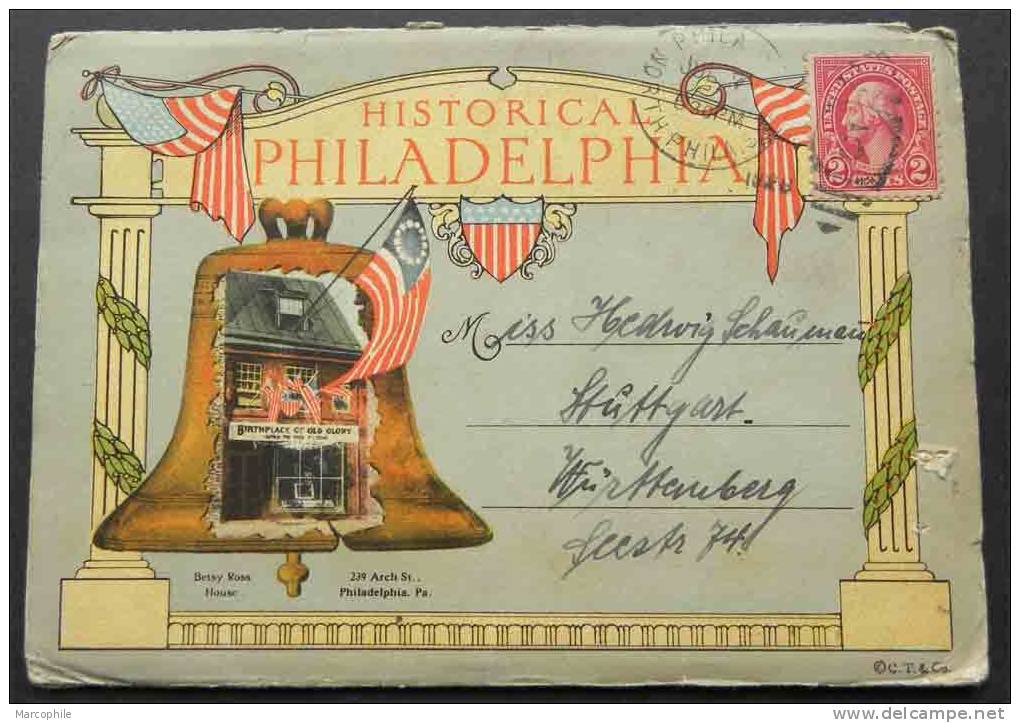 PHILADELPHIA / 1928 CARNET DE VUES POUR L ALLEMAGNE / 13 IMAGES (ref 1055) - Philadelphia