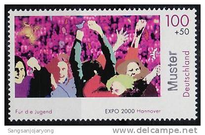 Specimen, Germany ScB868 Expo 2000 Hanover (Muster, Muestra, Mihon) - 2000 – Hannover (Deutschland)