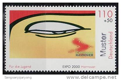 Specimen, Germany ScB870 Expo 2000 Hanover (Muster, Muestra, Mihon) - 2000 – Hannover (Alemania)