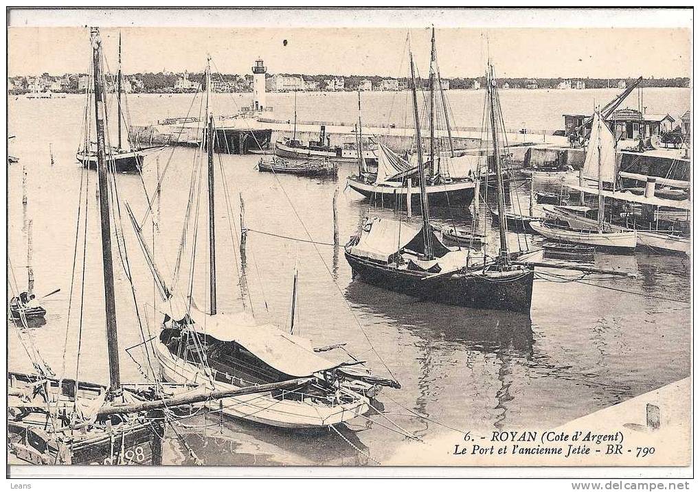 ROYAN  Le Port De L'ancienne Jetée - Pêche