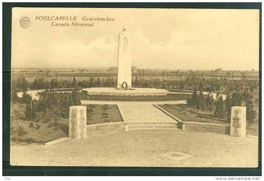 Poelcapelle Gedrenktecken , Canada Mémorial  -  Rg38 - Langemark-Poelkapelle