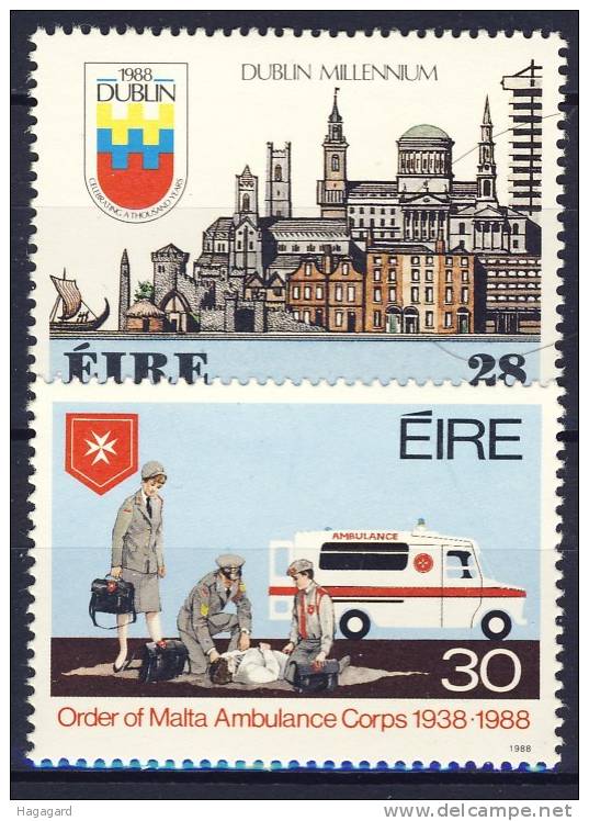 #Ireland 1988. 2 Different. Michel 642+49. MNH(**) - Neufs