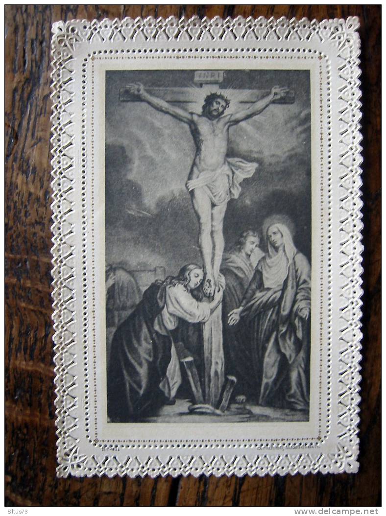 Image Pieuse Dentelle - Jésus Sur Sa Croix - N°411 Kühlen MGladbach - Religion & Esotérisme