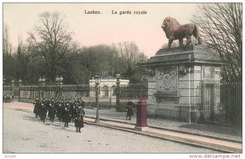 BELGIQUE - BRUXELLES  - Leken - La Garde Royale - Feste, Eventi