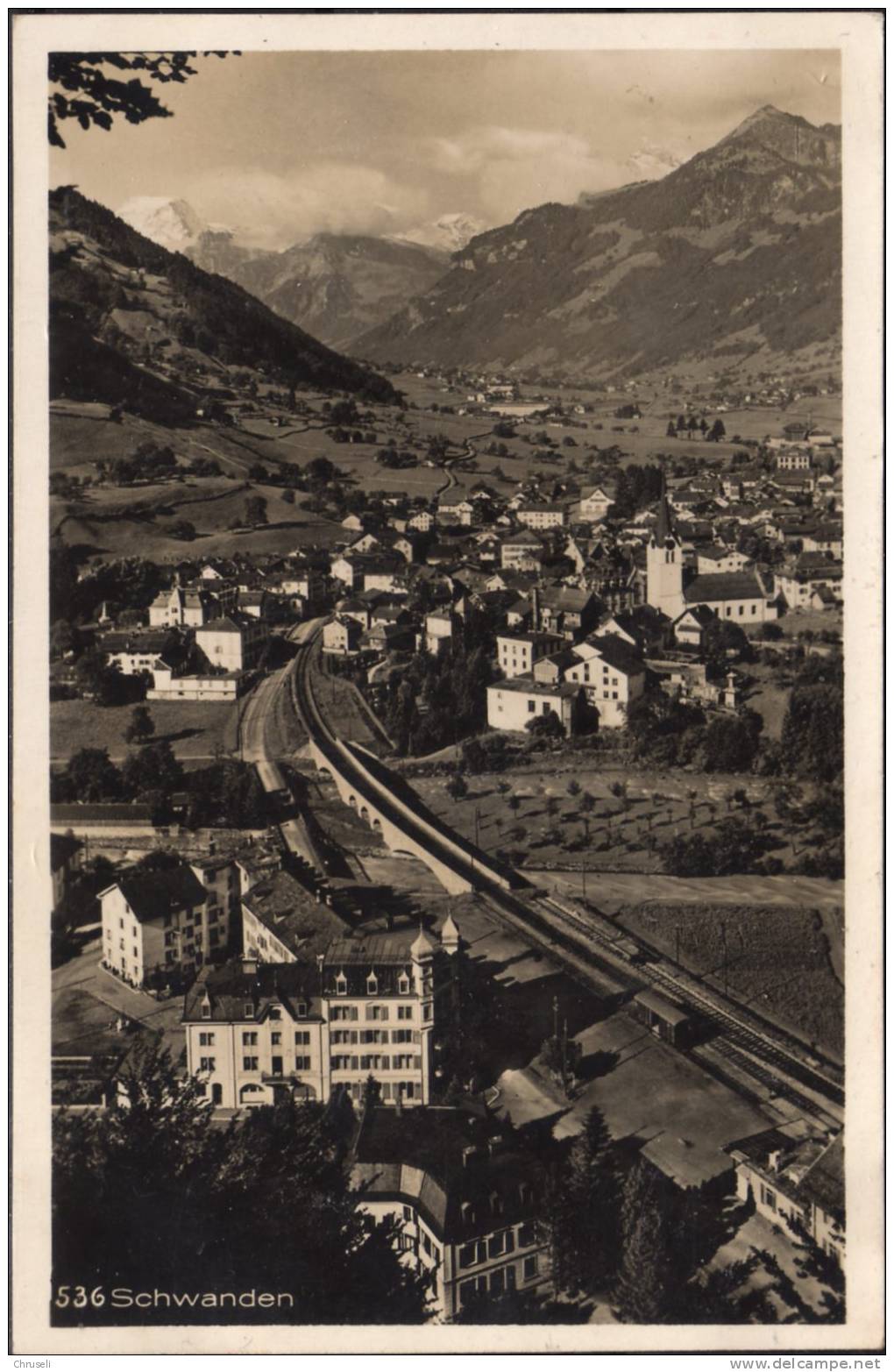 Schwanden Bahnstrecke ! - Schwanden