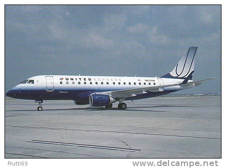 AIRPLANE - AK 58605 UNITED EXPRESS - Embraer ERJ-170 - 1946-....: Moderne