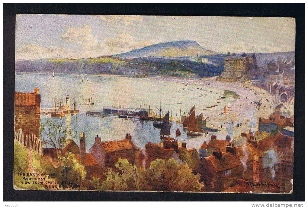 RB 675 - 1907 Postcard The Harbour South Bay - View From Scarborough Castle Yorkshire - Scarborough