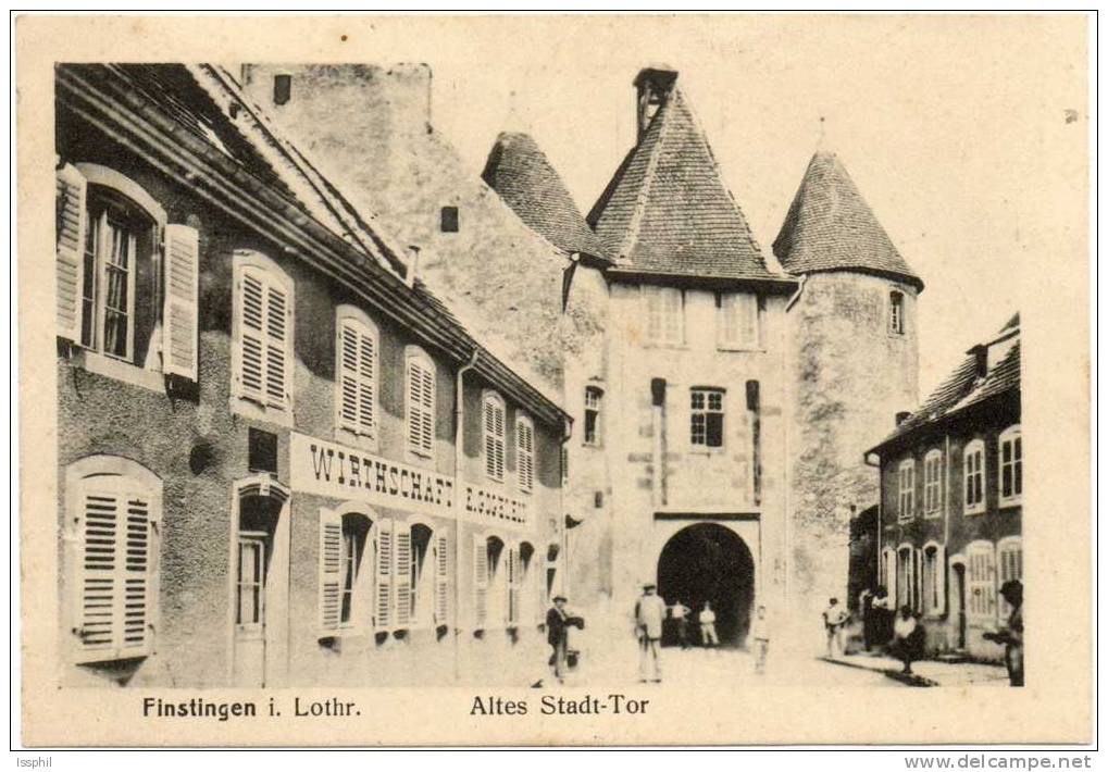 Finstingen I. Lothr Altes Stadt Tor - Fénétrange Lorraine - Vieille Porte - Fénétrange