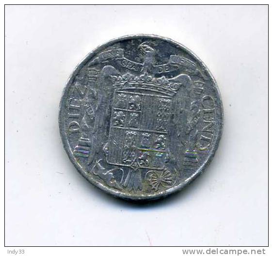 - ESPAGNE . 10 C. 1953 - 10 Centesimi