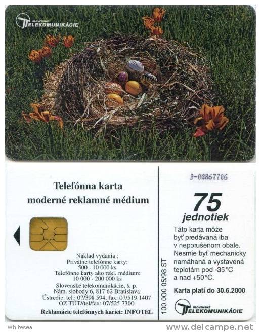 Telefonkarte Slowakei - Ostern,Easter - 05/98 - Slowakei