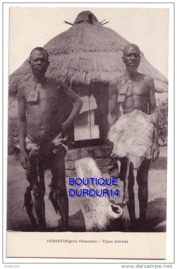 Afrique  /  NIGERIA ORIENTALE  /  DEMSHI   /  Types ANKWÉS     ( Carte En Bon état.....) - Nigeria