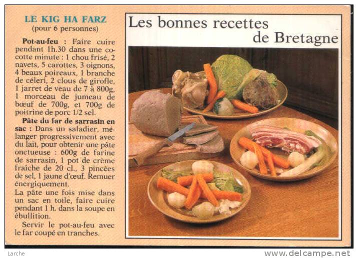 Les Bonnes Recettes De Bretagne, Le KIG HA FARZ. Jack - Recepten (kook)