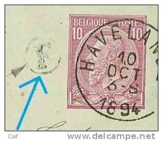 Kaartbrief / Carte-lettre Met Cirkelstempel HAVELANGE Met Postbusstempel " F " (origine FLOSTOY - Postbladen