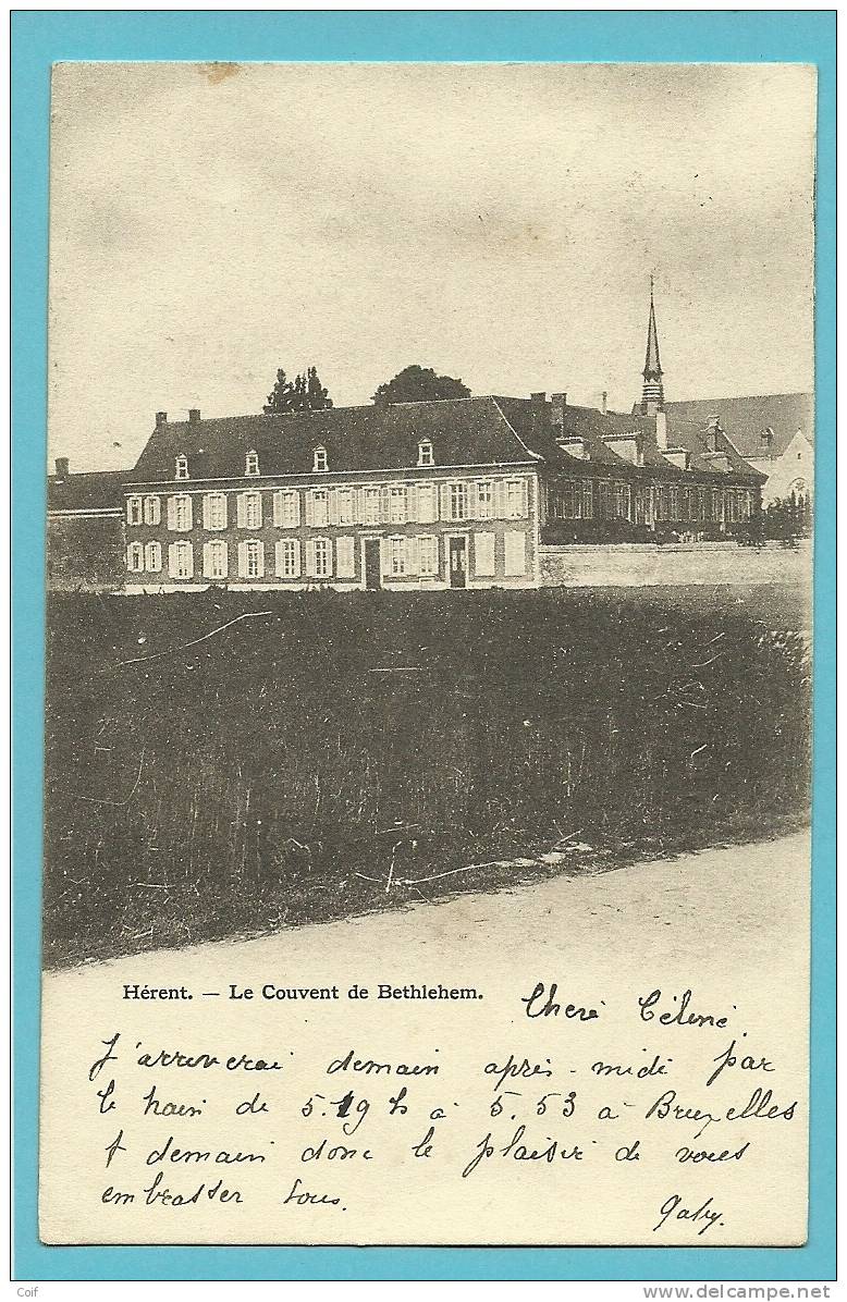 Herent - Couvent De Bethlehem   (geschreven1903) - Herent