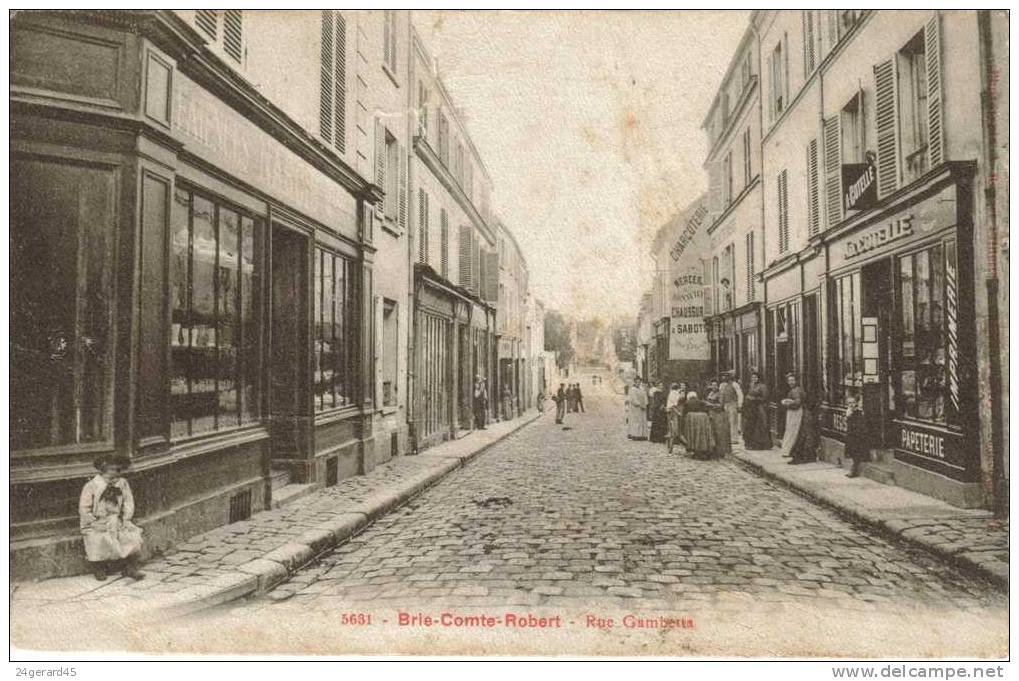 CPA BRIE COMTE ROBERT (Seine Et Marne) - Rue Gambetta - Brie Comte Robert