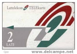 # LATVIA M5 Lattelekom Logo 2lati  05.96  Tres Bon Etat - Lettonie