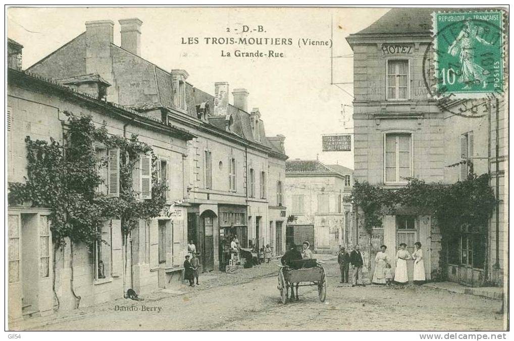 Les Trois Moutiers - La Grande Rue   Ok74 - Les Trois Moutiers