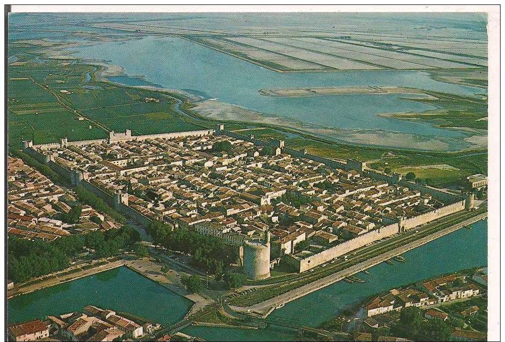 30 -  AIGUES-MORTES - Vue Aérienne - Flamme D'Aigues Mortes - Oblitérée En 1978 -  Achat Immédiat - Aigues-Mortes