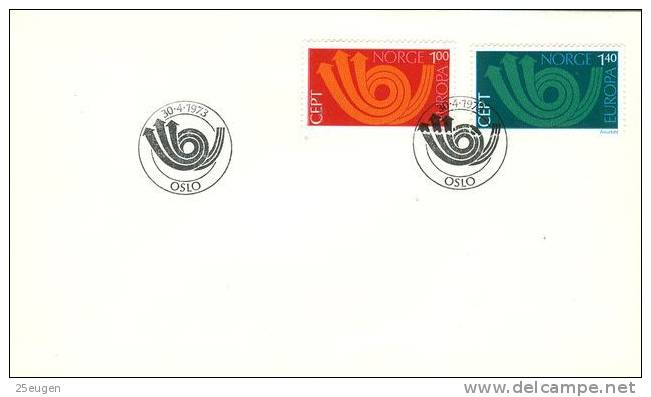 NORWAY  1973 EUROPA CEPT FDC - 1973