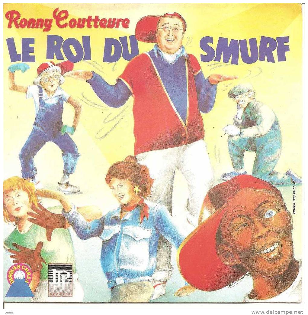 RONNY COUTEURRE   Le Roi Du Smurf ;disque CHREA    LPJ Records  11961 CB 111 - Comiques, Cabaret