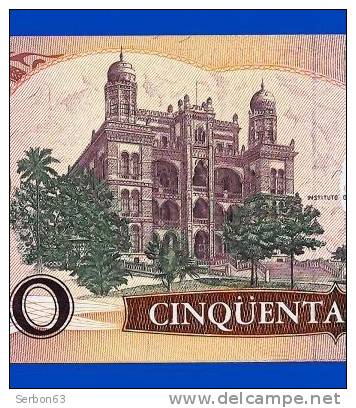 BILLET MONNAIE NEUF BRESIL AMERIQUE DU SUD 50 CRUZADOS 2 SIGNATURES N° A 2015041131A OSWALDO CRUZ