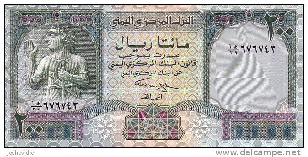 YEMEN   200 Rials  Non Daté (1996)   Pick 29     ***** BILLET  NEUF ***** - Yémen