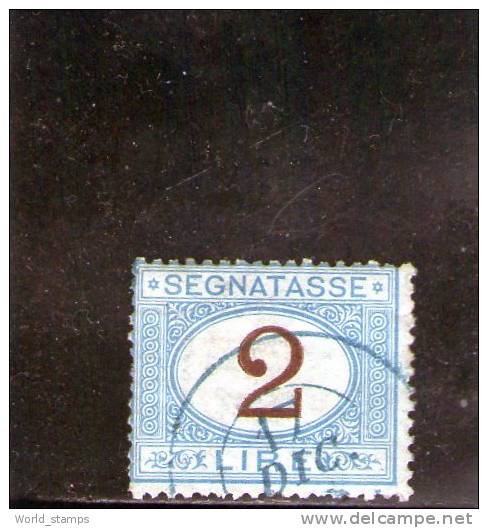 ITALIA 1870-4 SEGNATASSE USATO - Segnatasse