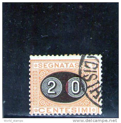 ITALIA 1890-1 SEGNATASSE USATO - Portomarken