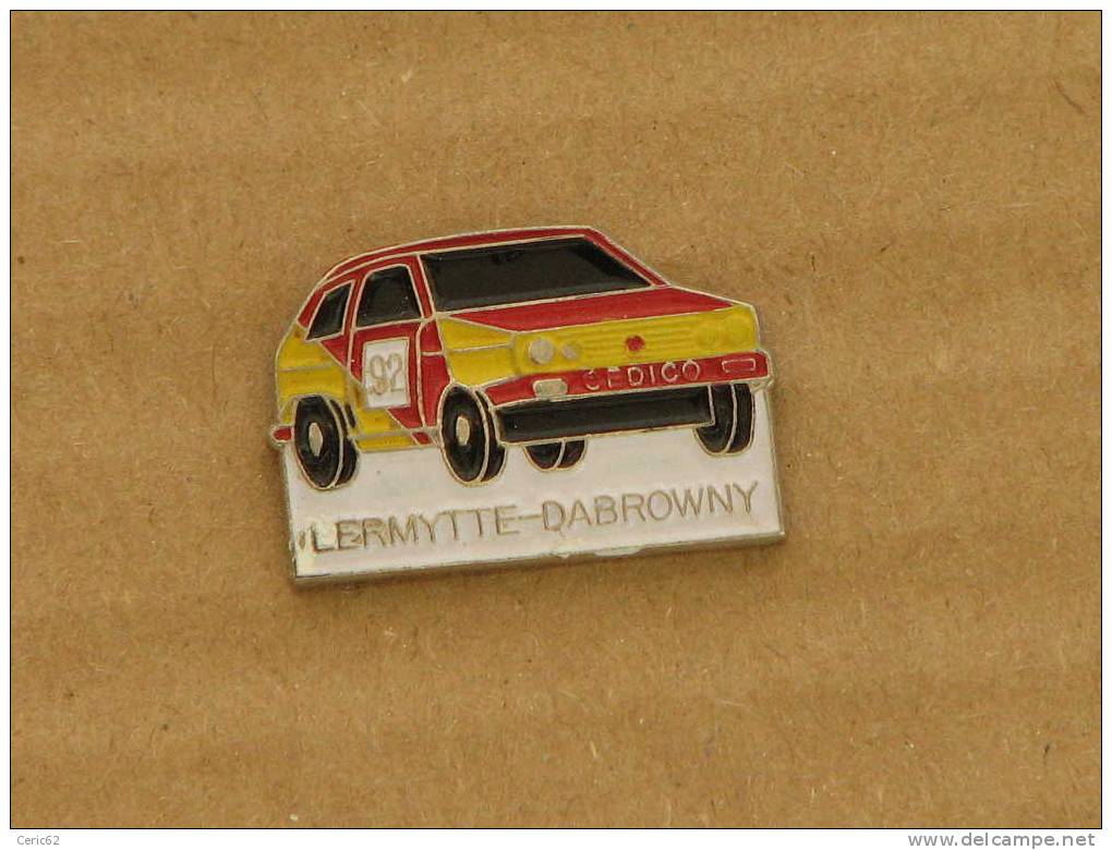 PINS RALLYE LERMYTTE-DABROWNY GOLF GTI - Rallye