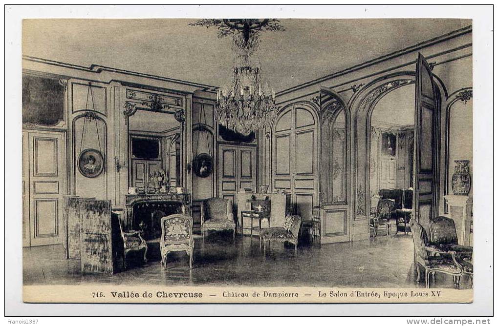 Ref 172 - Château De DAMPIERRE - Le Salon D'entrée époque Louis XV - Dampierre En Yvelines